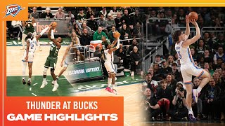 OKC Thunder at Milwaukee Bucks | Game Highlights | March 24, 2024