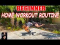 Beginner no gym full body home workout follow along