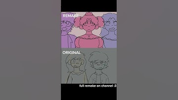 HELLS COMING WITH ME OG VS REMAKE #poormanspoison #animation #animator #animatic #remake