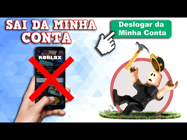 Como Logar e Deslogar sua conta no roblox por Celular 