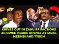 Knives out in zanu pf factions as owen ncube openly attacks mzembi and tyson