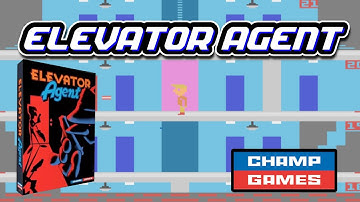 Retro Bliss Plays Elevator Agent by Champ Games on Atari 2600!