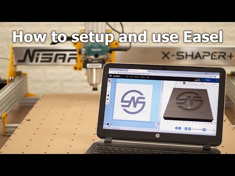 Easel Setup for X Shaper CNC Router | How to use Easel | Nisaro CNC India