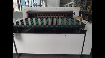 Jumbo Non-woven Fabric Roll To Sheets Cutting Machine With Lifting And Falling Collector