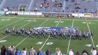 CCSU Dance Team Performs to Thriller at Halftime - RMU vs CCSU Football - October 31, 2015