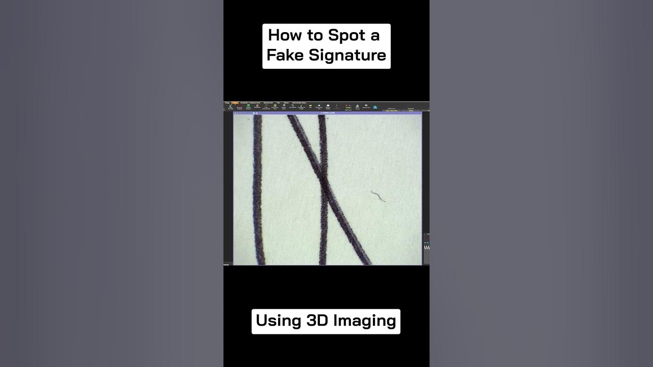 How to spot a forged signature using 3D Imaging! - foster+freeman VSC 