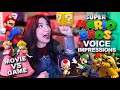 Super Mario Bros. Voice Impressions - MOVIE vs GAME