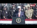 Trump makes WILD 9/11 firefighter rescue claim speech with distasteful 'Red Bandana' rescuer JOKE