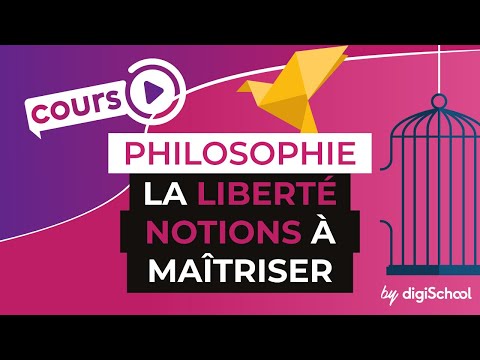 La Liberté : notions à maîtriser - Philosophie - digiSchool