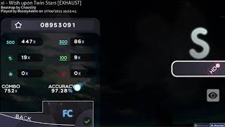 xi - Wish upon Twin Stars (EXHAUST)  HD FC || osu!