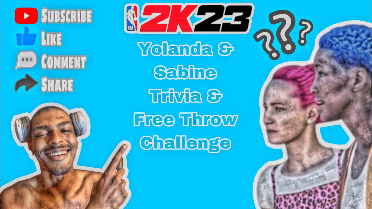 RelloDmvGaming LetsPlay Nba 2k23 Yolanda & Sabine Fashion Trivia