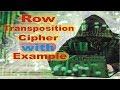 Ultimate Guide to Classic Ciphers: Row Transposition, Caesar & Rail Fence Explained in Urdu/Hindi π