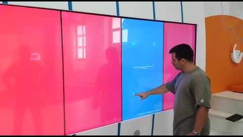 How to calibrate the video wall overlay