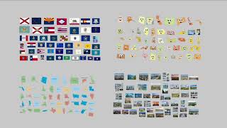 50 states cities vocabulary kids 