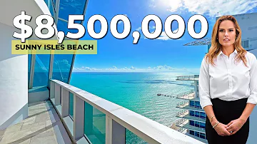 Inside $8.5 MILLION 2-Story Oceanfront #Penthouse in Miami | Jade Ocean PH 4803