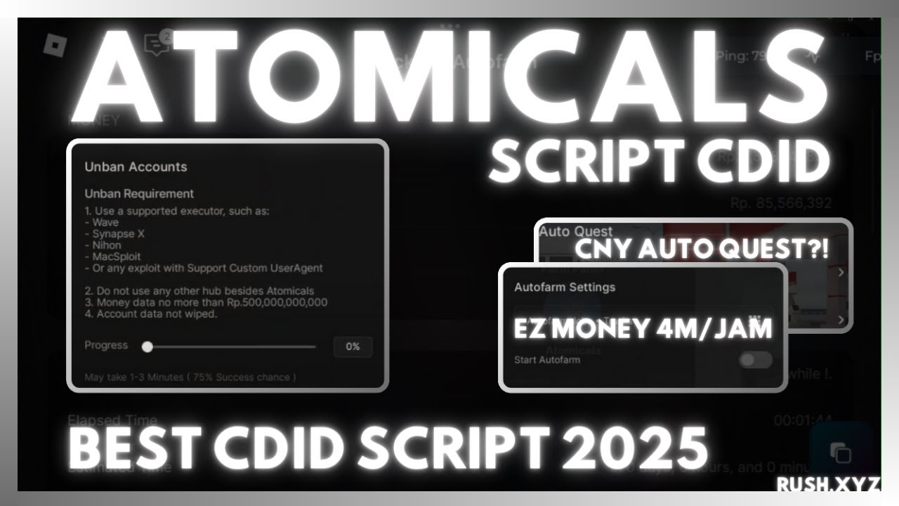 SHOWCASE SCRIPT MYSTIC ELITE BY ATOMIC HUB (CDID) | TRUCK AUTOFARM & MORE | Atomicals Hub