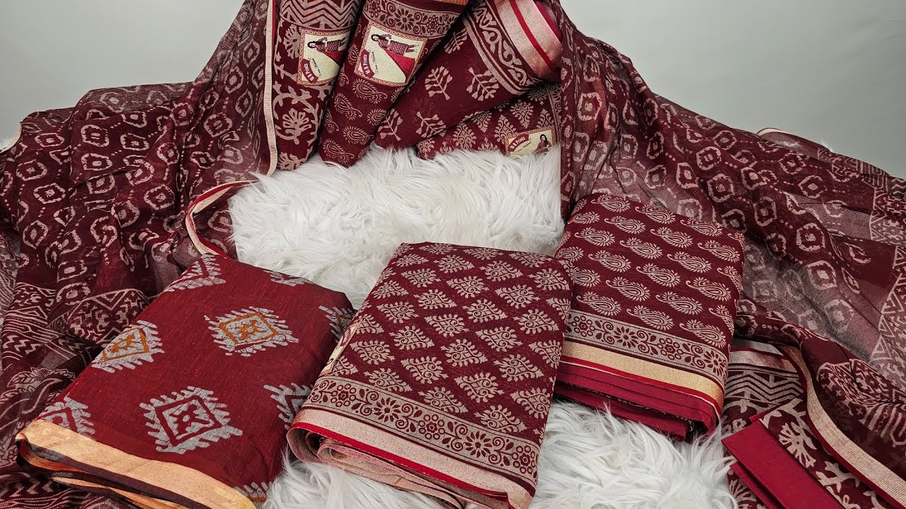 2026🌙 স্টাইলের নতুন সংজ্ঞা – modern & elegant look –মাসরু সিল্ক M.B প্রিন্ট থ্রি পিস🎉new design ২০২৬