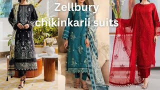 Zellburey chikin kari suits amazing collection #zellburyladiessale #zellburysale #zellbury