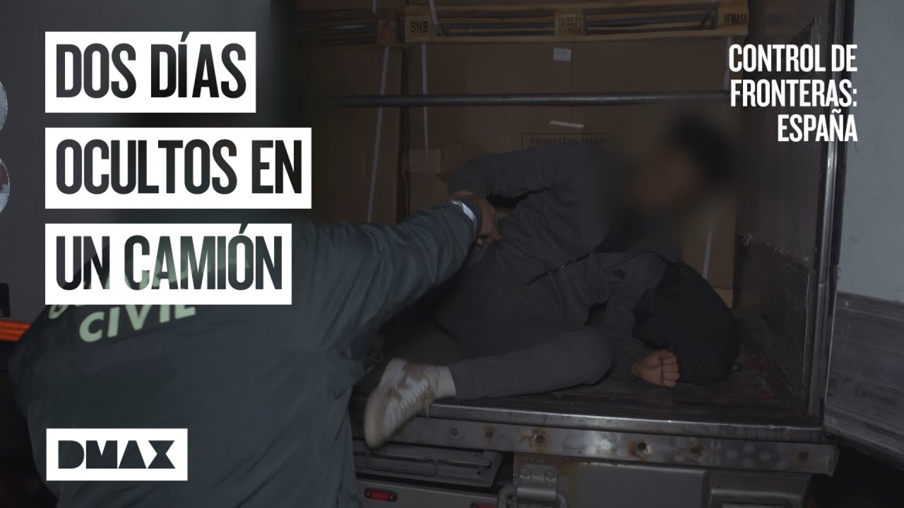 20 horas encerrados en un camión  | Control de fronteras: España