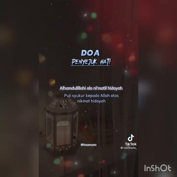 DOA PENYEJUK HATI