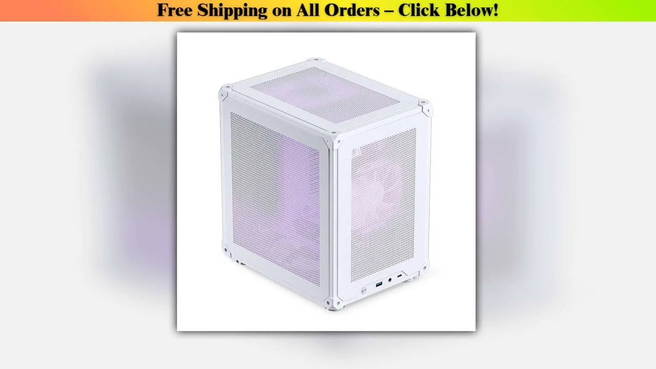 JONSBO C6 MATX Mini ITX Case For PC Type-C ATX Power Portable Mini Desktop Mesh Chassis Computer