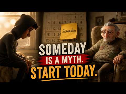 Someday Is a Myth. Start Today. (animation created with Opus Clip Pro Agent)