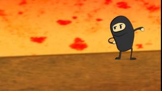 ninja with throwing stars
