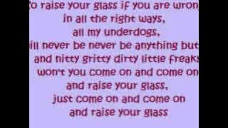 Pink - Raise your Glass (lyrics)