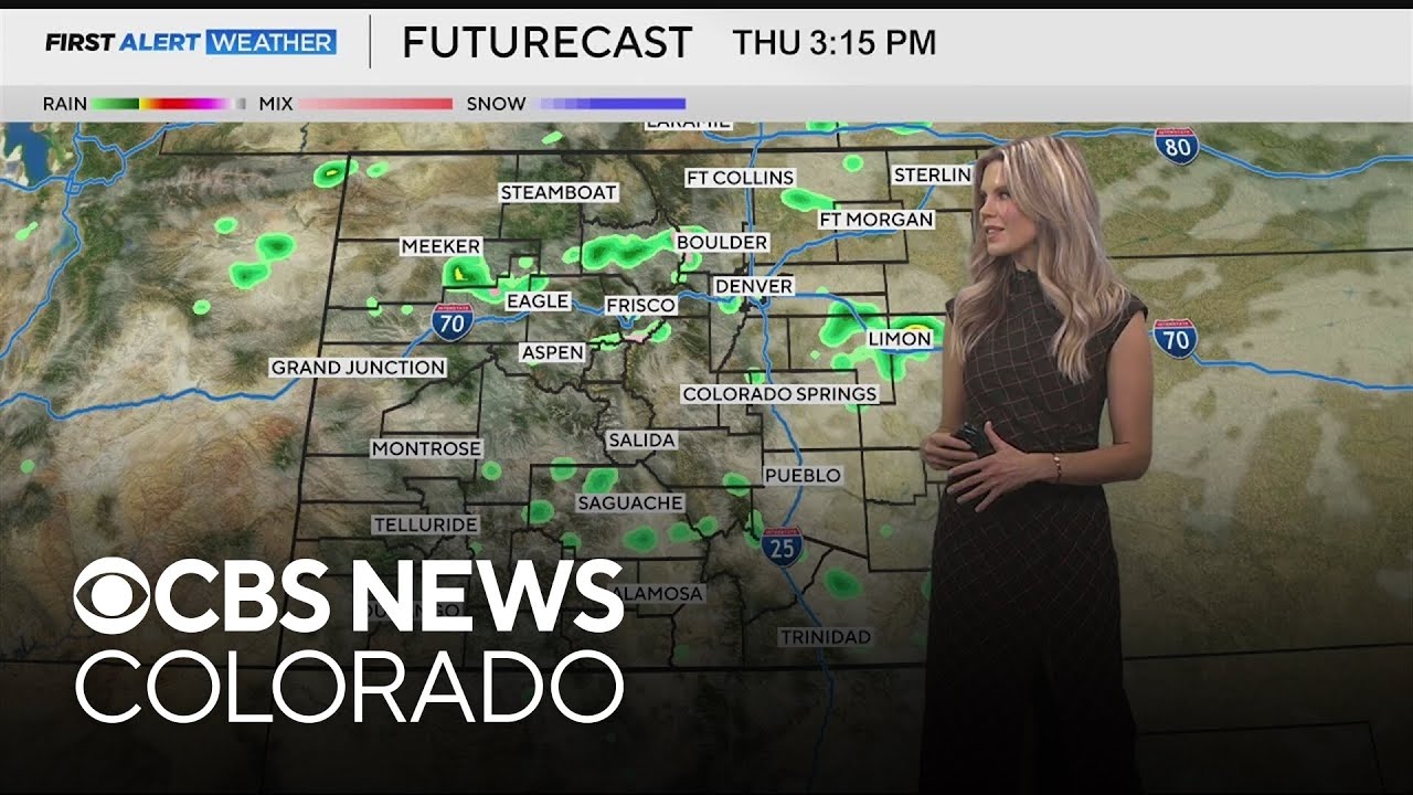 Rain chances increase to end the week in Denver - YouTube
