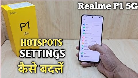 How To Change Hotspot password in Realme P1 5g | Realme P1 5g में Hotspot Data Limit Kaise lagaen