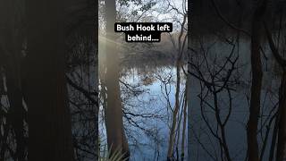 Bush Hook Left Behind And Fish Left On It