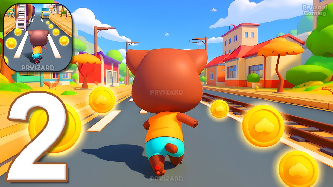 Cat Runner: Decorate Home - Gameplay Walkthrough Part 2 - Subway Cat Runner Game (iOS, Android)