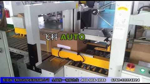 Automatic Carton Sealing and Strapping Machine