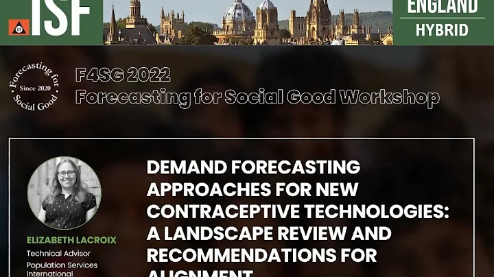 DEMAND FORECASTING APPROACHES FOR NEW CONTRACEPTIV...