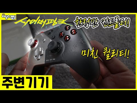 사이버펑크2077 한정판 컨트롤러 / XBOX ONE 컨트롤러(feat. 브룩컨버터)