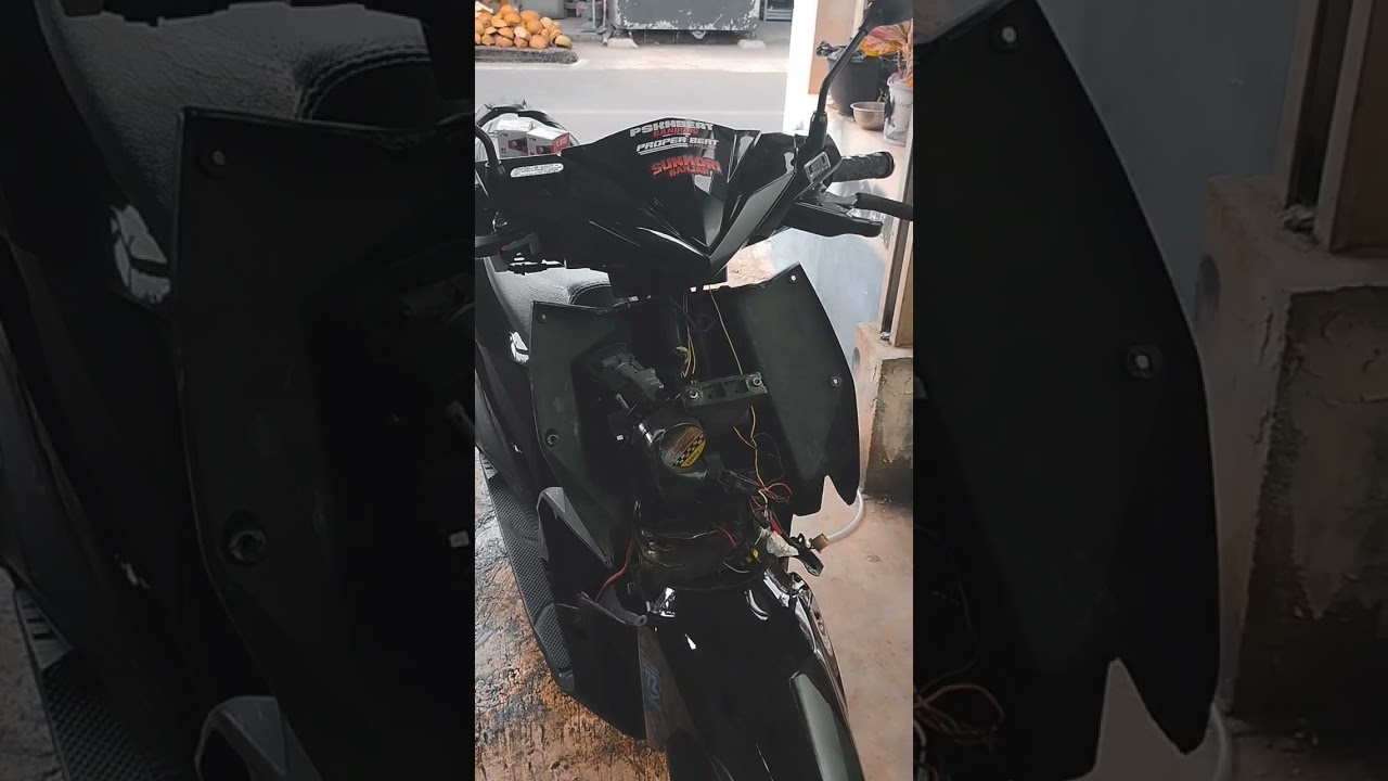 pasang lampu d2 laser