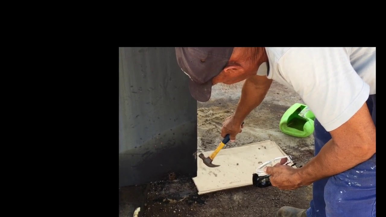 Sailboat keel tank damaged and repaired YouTube