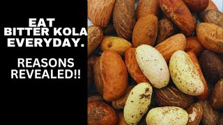 TOP 5 HEALTH BENEFITS OF CHEWING BITTER KOLA EVERYDAY YOU NEVER KNEW EXISTED...