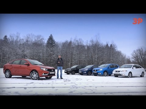 Lada Vesta против конкурентов