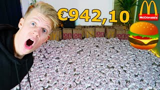 750 MCDONALD'S HAMBURGERS BESTELLEN! €942,10