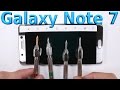 Galaxy Note 7 - Gorilla Glass 5 Scratch Test - Durability video