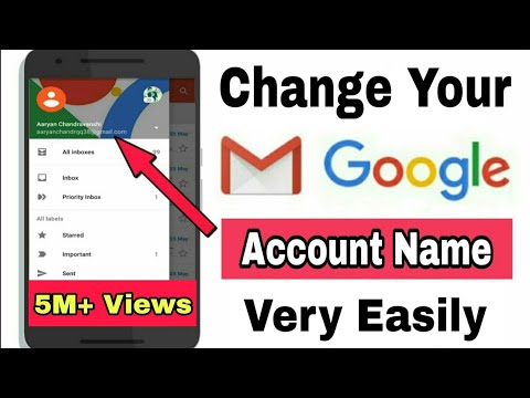 Como alterar o nome da sua conta Gmail | Mudar o nome da sua conta Google