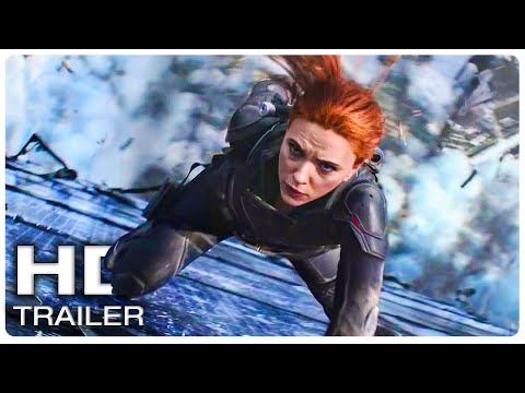 BLACK WIDOW "Natasha Romanoff Skydive Scene" Trailer (NEW 2021) Superhero Movie 