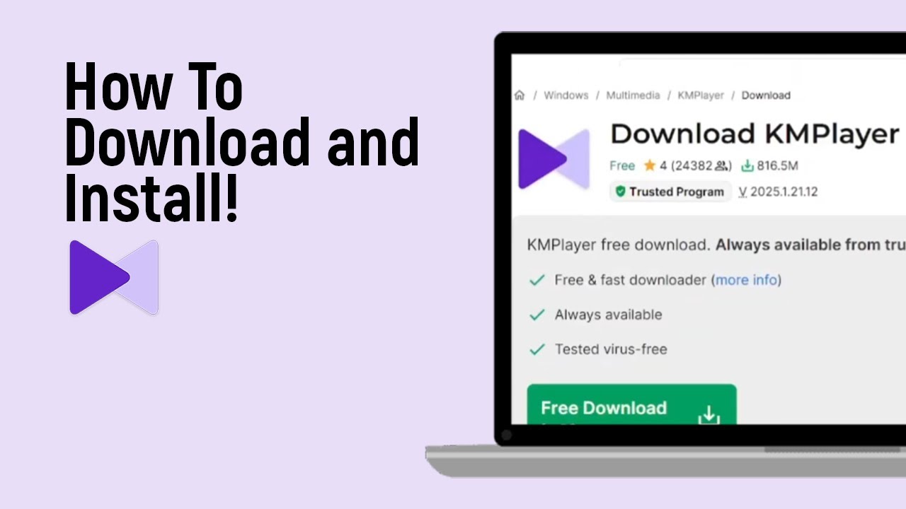 How to Download and Install KMplayer on PC Laptop [easy]