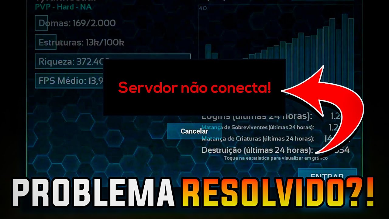 RESOLVIDO❗ ARK MOBILE NÃO ENTRAR em SERVIDORES ONLINE | COMO RESOLVER DEFINITIVO | EUSOUANDROID