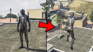 Spider-Man Symbiote Suit (GTA 5 Mods) Skin Preview