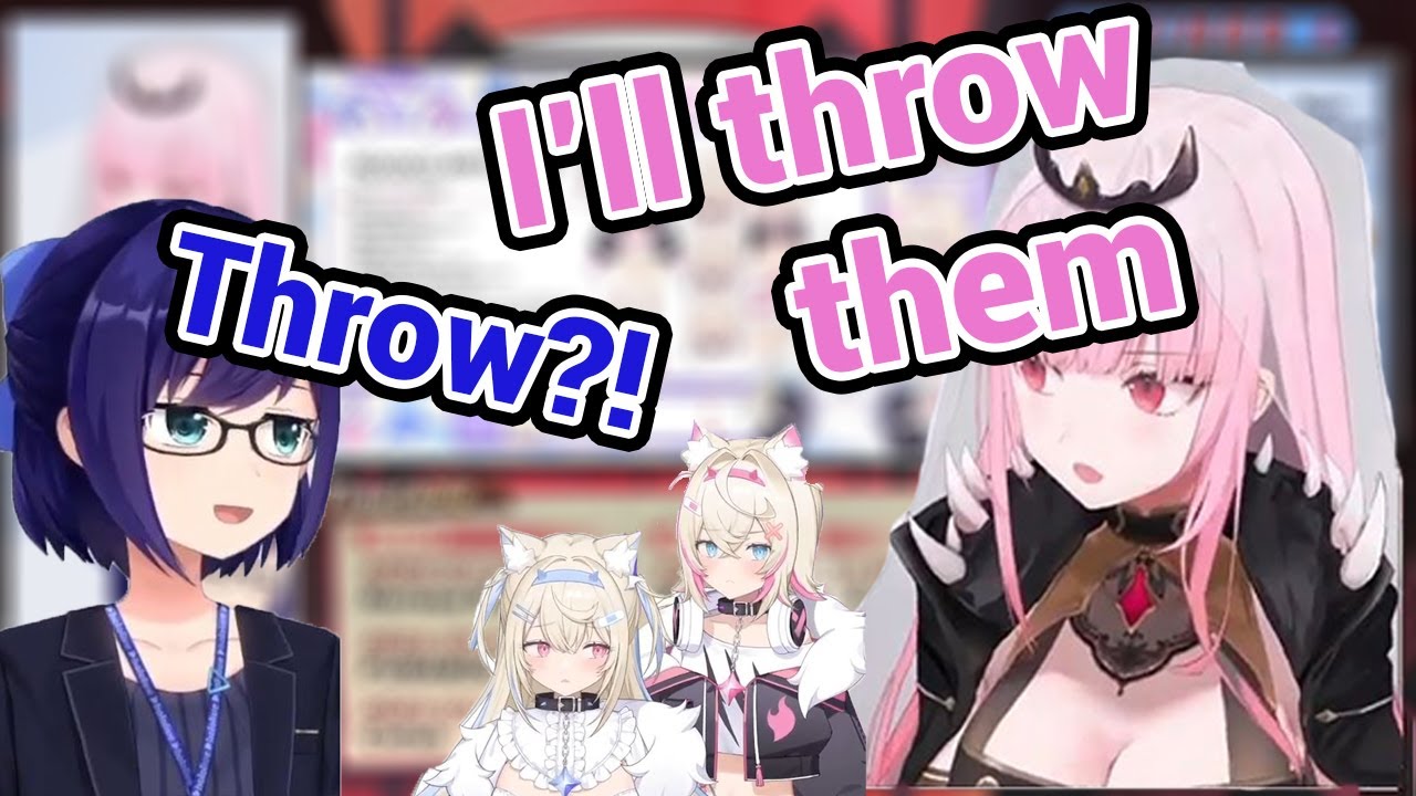 Calli Got A New Target To Throw in HoloAdvent Debut FuwaMoco