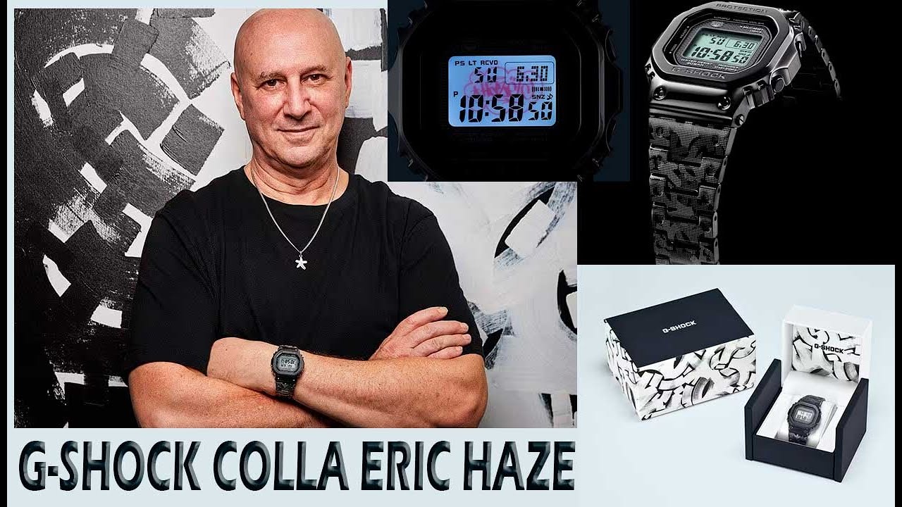 Relógio G-SHOCK *Collab Eric Haze *Ed. Comemorativa 40 anos GMW