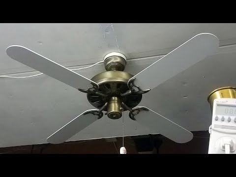 Progress Lighting "Apollo" Ceiling Fan model P-2502 (52" antique brass)