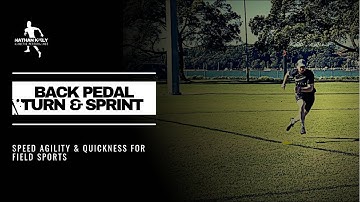 Back pedal turn and sprint